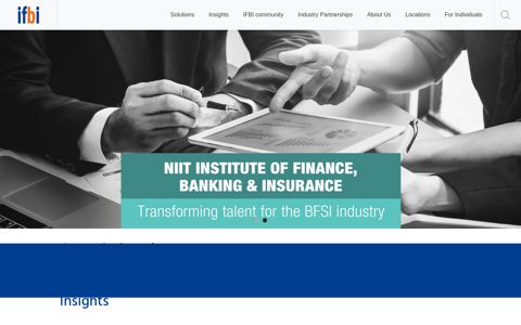 IFBI | BFSI Training Solutions for Enterprises