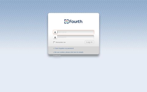 Fourth Hospitality Hospitality Software: Log-in