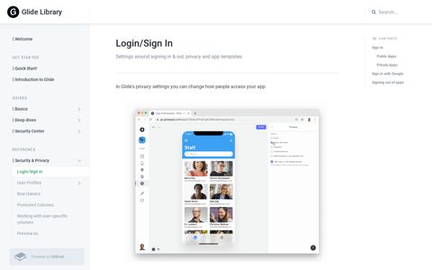 Login/Sign In - Glide Library