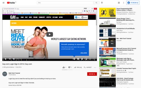 Gay.com Login Sign In 2016 | Gay.com - YouTube
