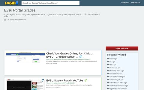 Evsu Portal Grades - Loginii.com