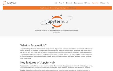 Project Jupyter | JupyterHub - Jupyter Notebook
