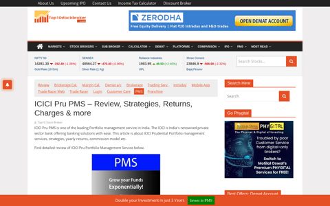 ICICI Pru PMS - Review, Strategies, Returns, Charges ...