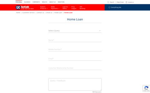 Home Loan - Kotak Mahindra Bank