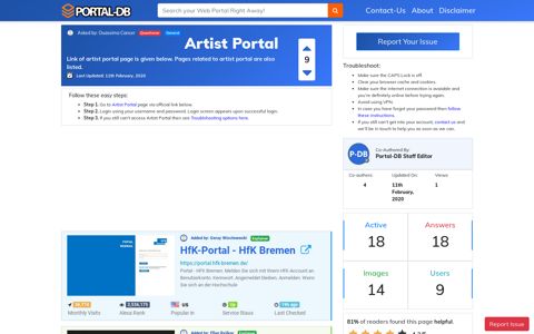 Artist Portal