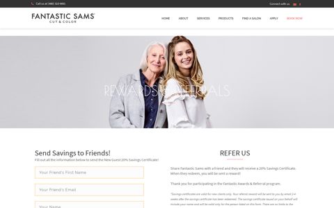 Rewards & Referrals - Fantastic Sams