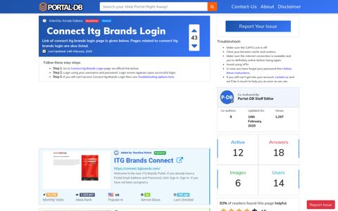 Connect Itg Brands Login - Portal-DB.live