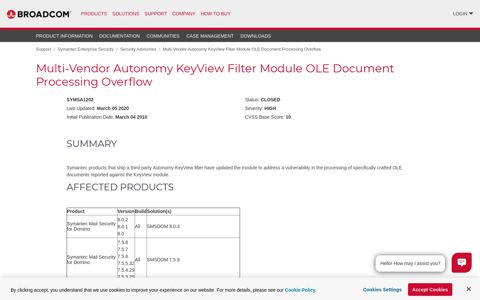 Multi-Vendor Autonomy KeyView Filter Module OLE ...