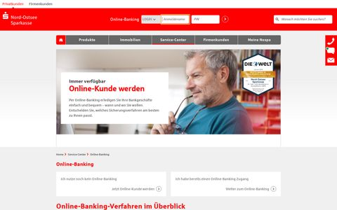 Online-Banking | Nord-Ostsee Sparkasse