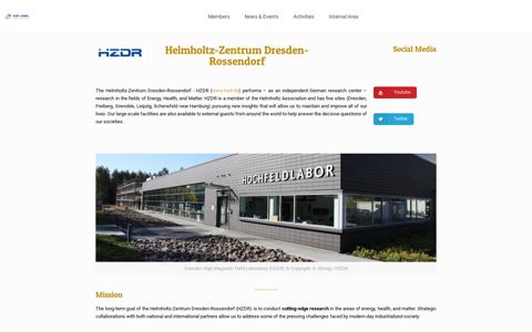 Helmholtz-Zentrum Dresden-Rossendorf – Association of ...