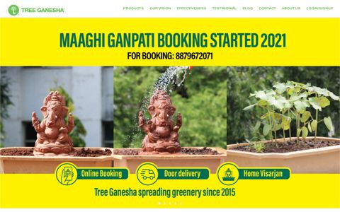 Official Tree Ganesha © - Buy Eco Friendly Ganesh Idols Online