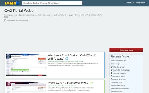 Gw2 Portal Weben - Loginii.com