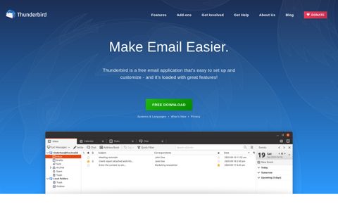 Thunderbird — Make Email Easier. — Thunderbird