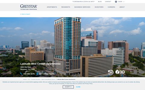 Latitude Med Center Apartments in Houston | Greystar