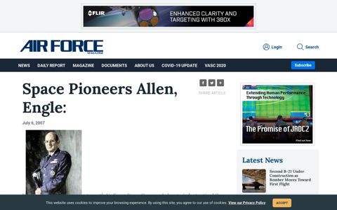 Space Pioneers Allen, Engle: - Air Force Magazine