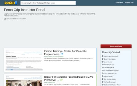 Fema Cdp Instructor Portal - Loginii.com