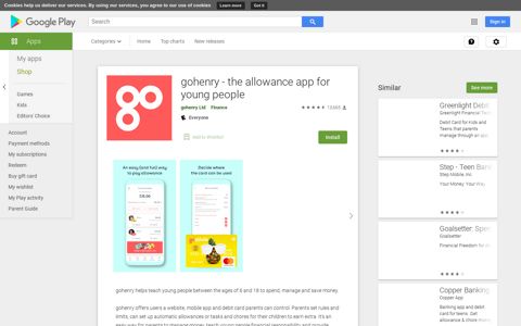 gohenry - the allowance app for young people - Apps on ...