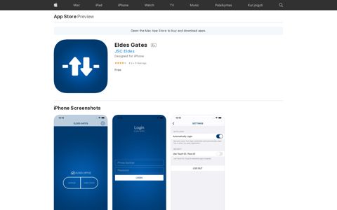 ‎Eldes Gates on the App Store