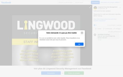 Staff portal has been updated. Please... - Lingwood Security ...