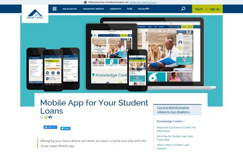 Mobile App for Your Student Loans - Great Lakes