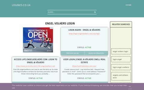 engel volkers login - General Information about Login