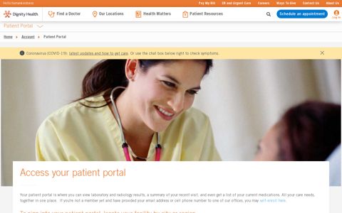My Portal | Your Patient Portal & Medical Records | Dignity ...