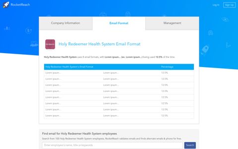 Holy Redeemer Health System Email Format | holyredeemer ...