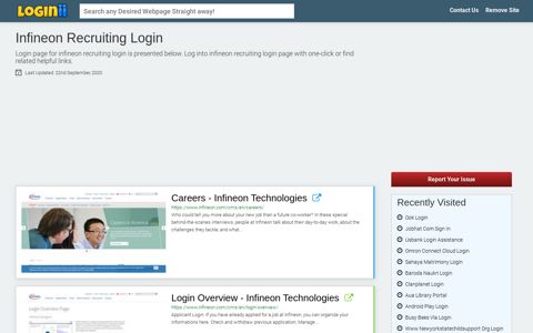 Infineon Recruiting Login - Loginii.com