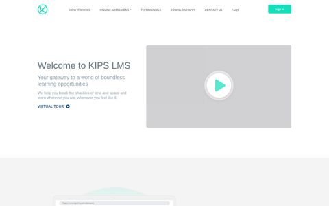 KIPS LMS: Home