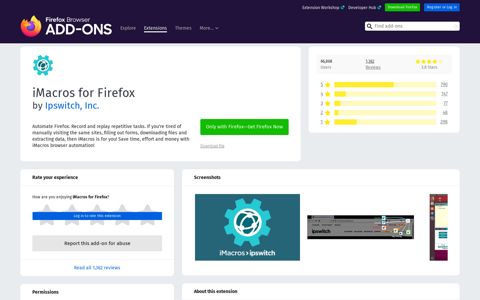 iMacros for Firefox – Get this Extension for 🦊 Firefox (en-US)