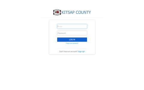 Log In - Kitsap County Public Portal