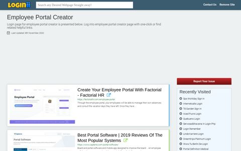 Employee Portal Creator - Loginii.com