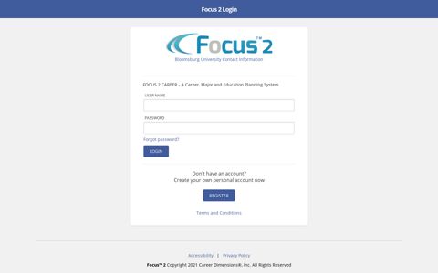 Focus Portal Login - Focus 2 Career