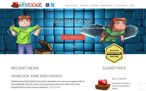 Lifeboat Network: Minecraft PE Server