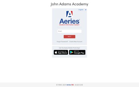 Aeries: Portals - John Adams Academy
