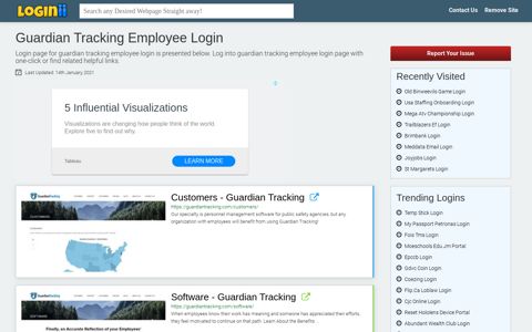 Guardian Tracking Employee Login