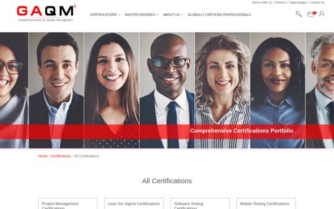 All Certifications - GAQM
