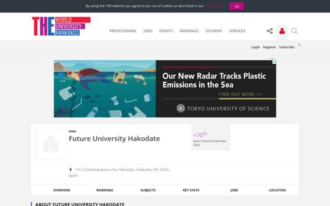Future University Hakodate | World University Rankings | THE