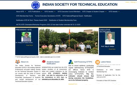 INDIAN SOCIETY FOR TECHNICAL EDUCATION