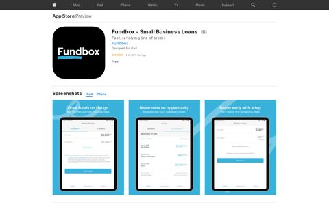 ‎Fundbox - Small Business Loans on the App Store