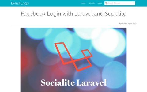 Facebook Login With Laravel And Socialite | Sagar ...