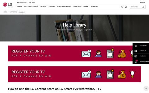 How to Use the LG Content Store on LG Smart TVs with ...