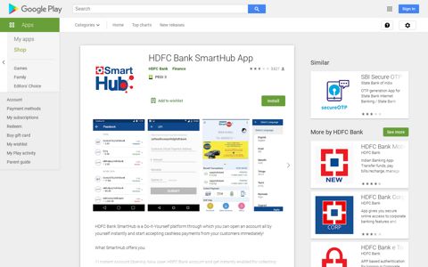 HDFC Bank SmartHub App – Apps on Google Play