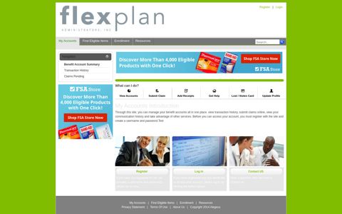 FlexPlan Administrators, Inc. > My Accounts > Benefit Account ...