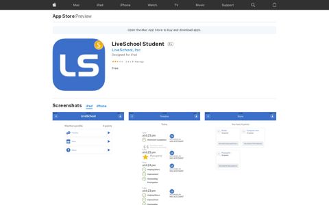 ‎LiveSchool Student on the App Store