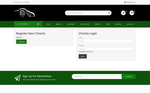 Charity Login - Local Giving Mall