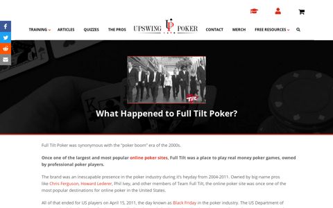 What Happened to Full Tilt Poker? - Upswing Poker
