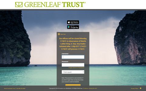 [Login] - Greenleaf Trust