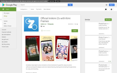 Official Imikimi Zo with Kimi Frames - Apps on Google Play