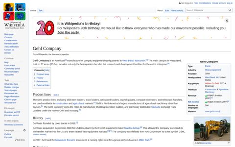 Gehl Company - Wikipedia